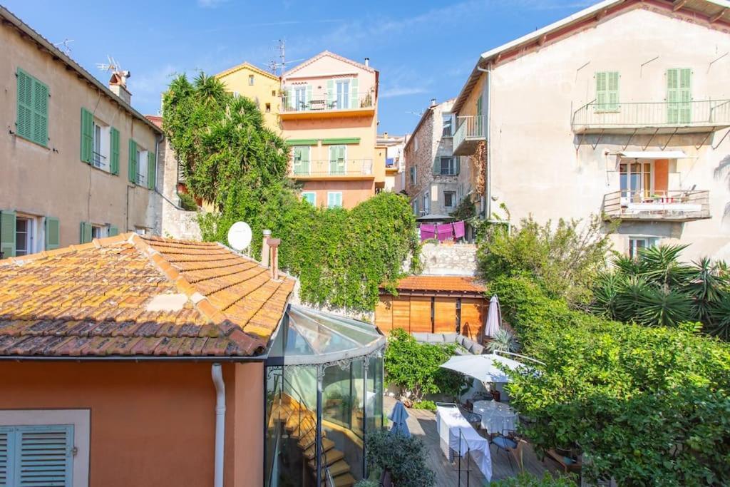 #40 Bright Sea View Suite For 6 2Mins Walk Port & Sea Villefranche-sur-Mer Exteriér fotografie